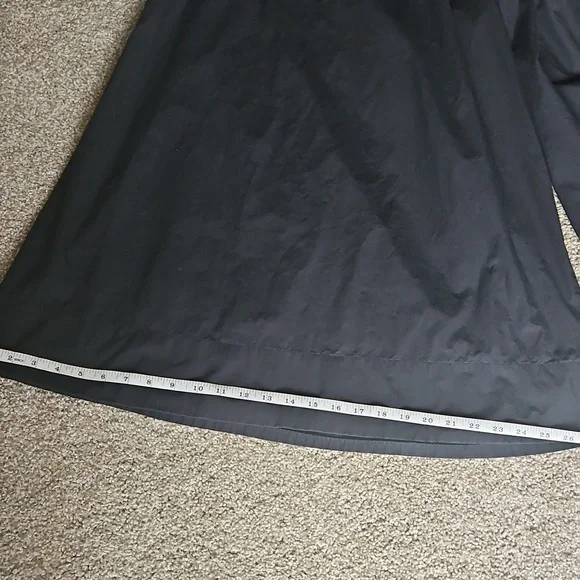 Free People Cotton Blend Pleated Wide-Leg Trousers in Black Size S - Picture 7 of 13